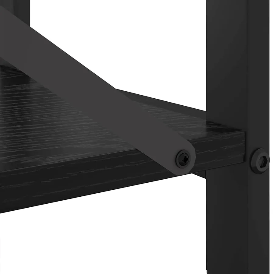 Étagère Chêne noir 40 x 30 x 50 cm Bois d'ingénierie - 9