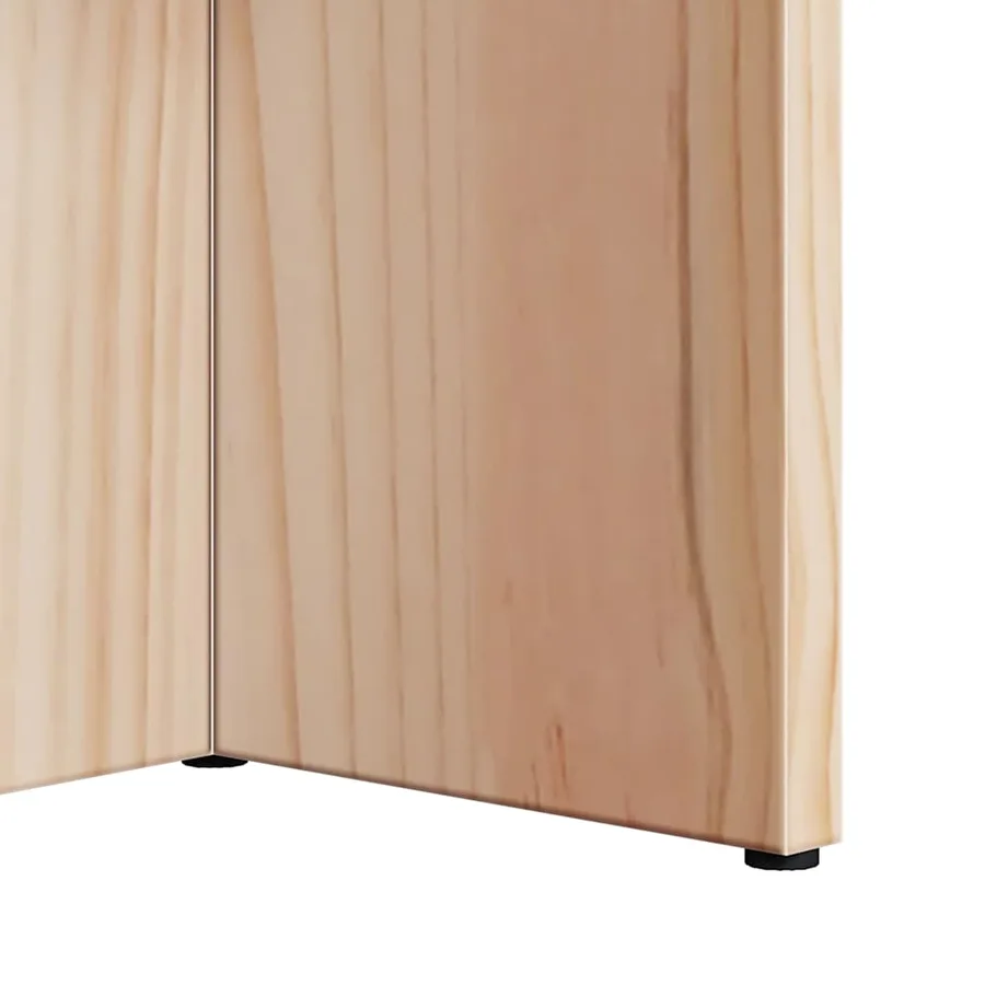 Table basse Naturel 80 x 39,5 x 35 cm Bois de pin massif - 11
