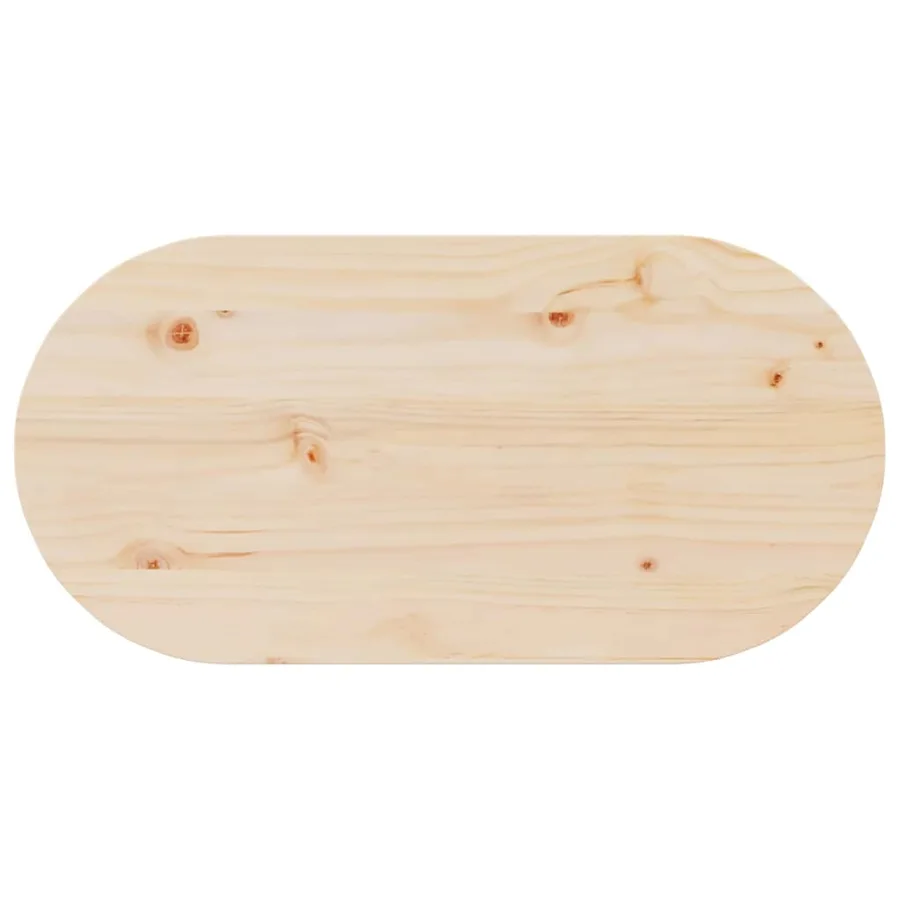 Table basse Naturel 80 x 39,5 x 35 cm Bois de pin massif - 9