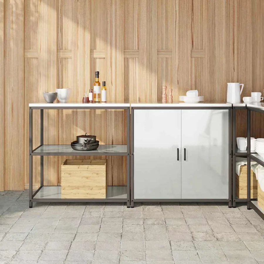 Ensemble de rangement cuisine HATTEM 2 pcs Argenté