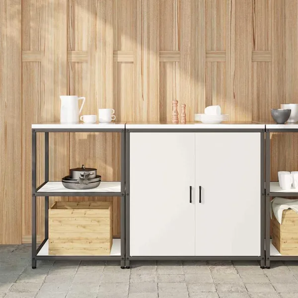 Ensemble de rangement cuisine HATTEM 2 pcs Blanc