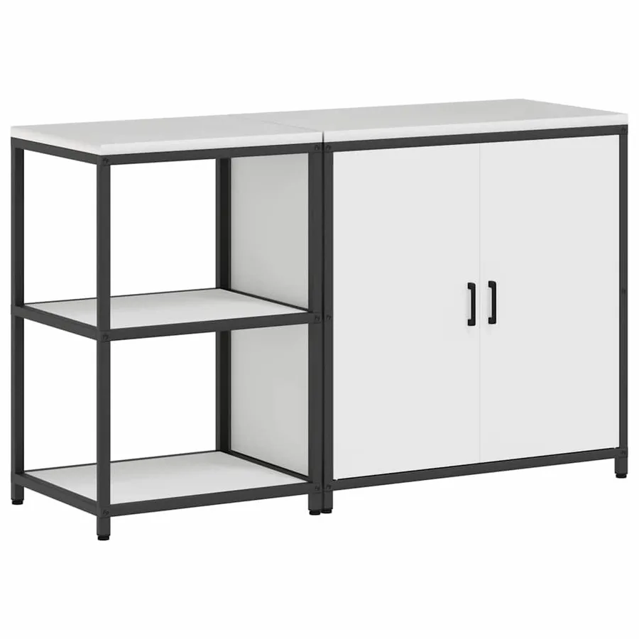 Ensemble de rangement cuisine HATTEM 2 pcs Blanc - 2