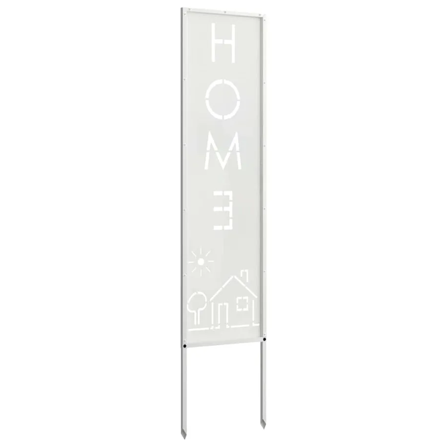 Écran de confidentialité de jardin Fretwork Blanc 32 x 140 cm - 7