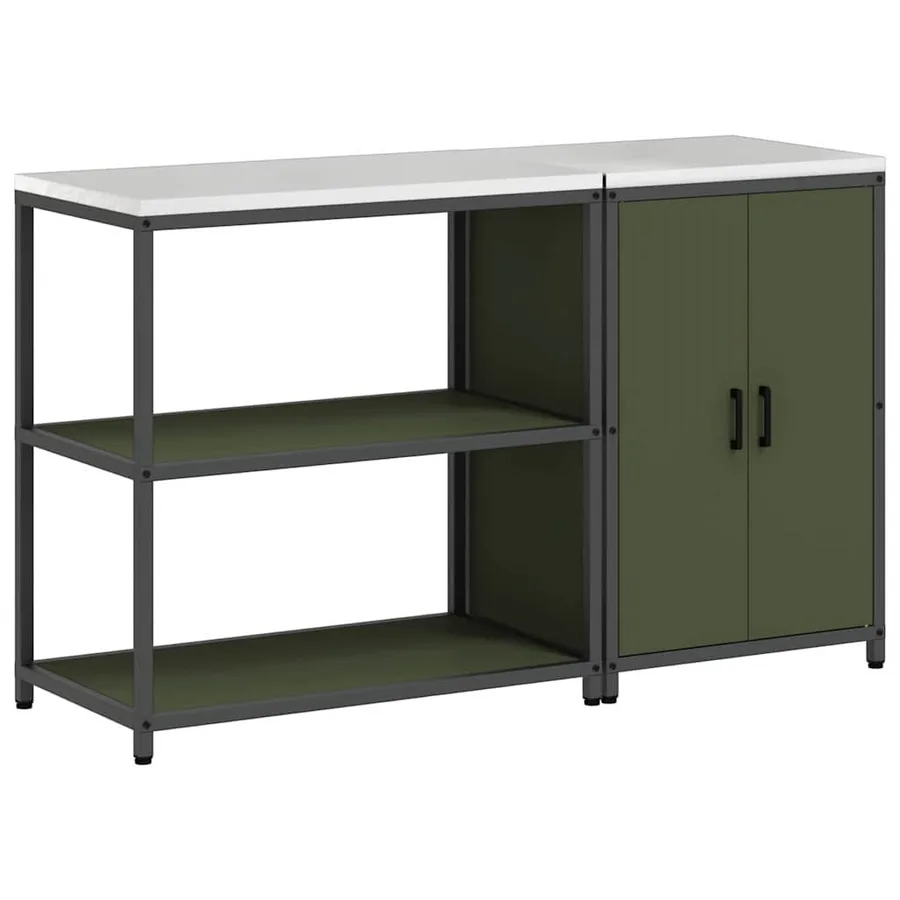 Ensemble de rangement cuisine HATTEM 2 pcs Vert olive - 2