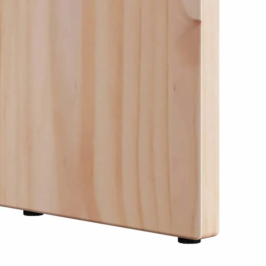 Table basse Naturel 50 x 50 x 35 cm Bois massif en pin - 11