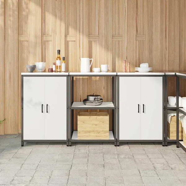 Ensemble de rangement cuisine HATTEM 3 pcs Blanc
