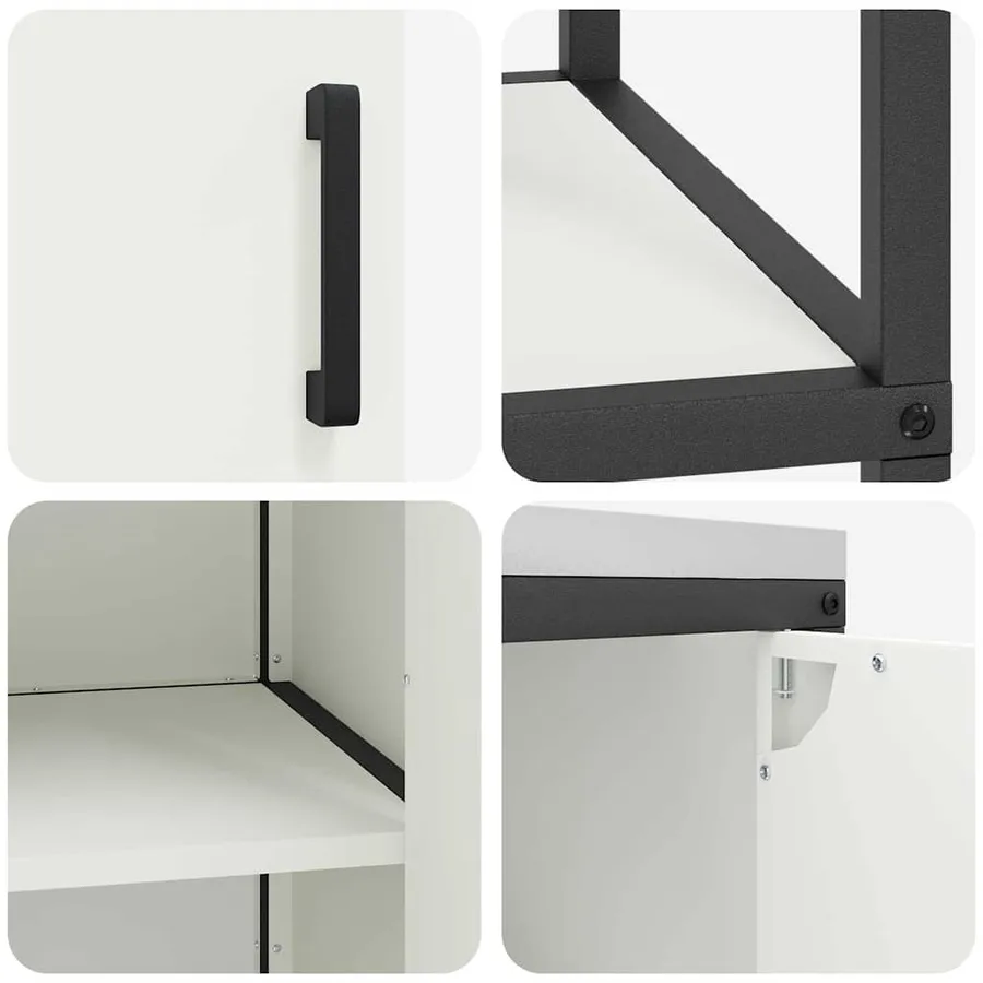 Ensemble de rangement cuisine HATTEM 3 pcs Blanc - 12