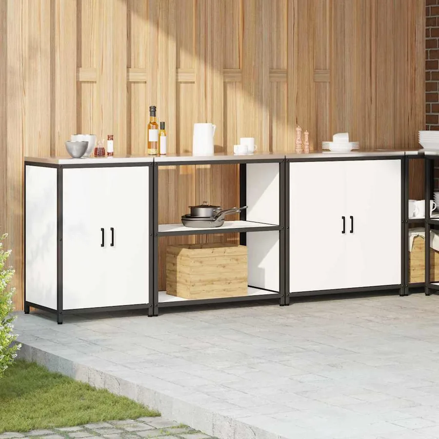 Ensemble de rangement cuisine HATTEM 3 pcs Blanc - 4