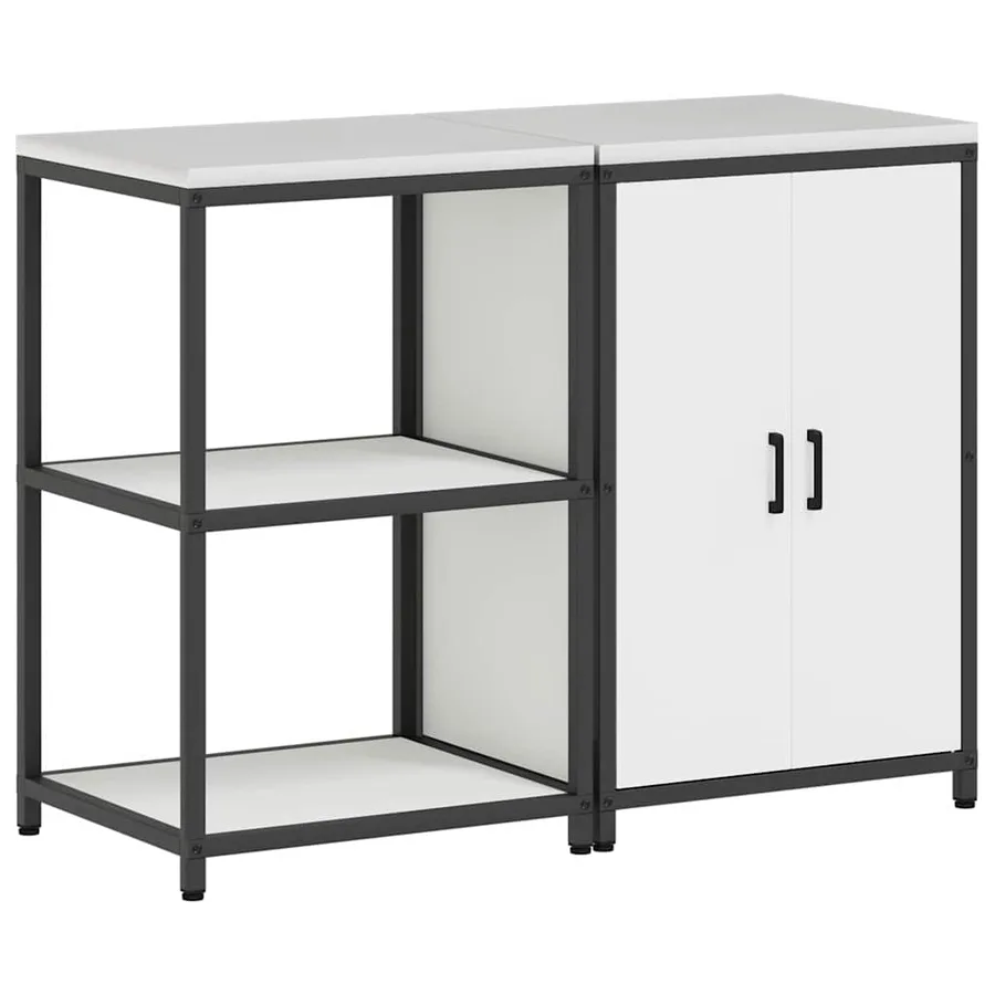 Ensemble de rangement cuisine HATTEM 2 pcs Blanc - 2