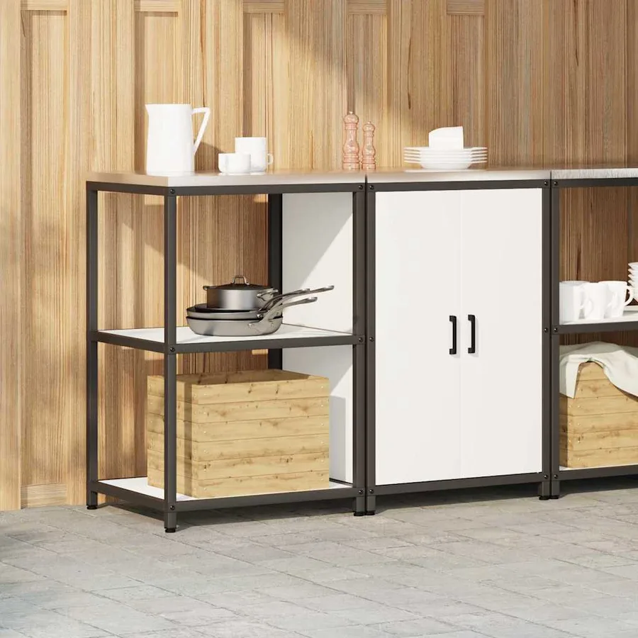 Ensemble de rangement cuisine HATTEM 2 pcs Blanc - 4