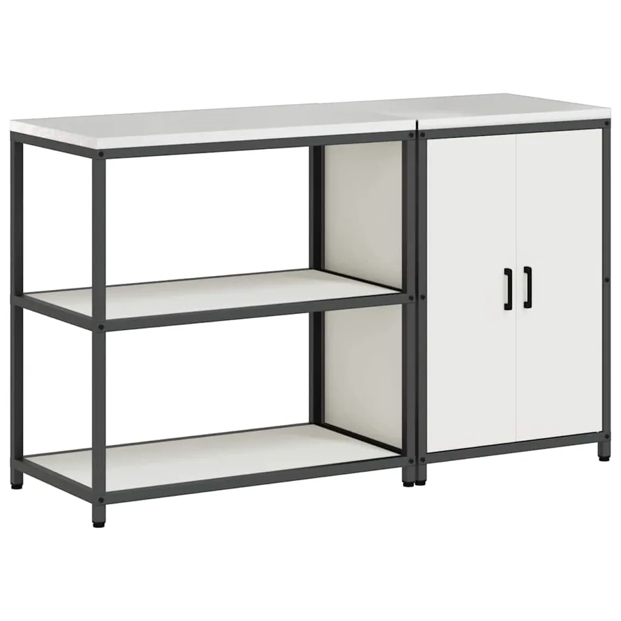 Ensemble de rangement cuisine HATTEM 2 pcs Blanc - 2