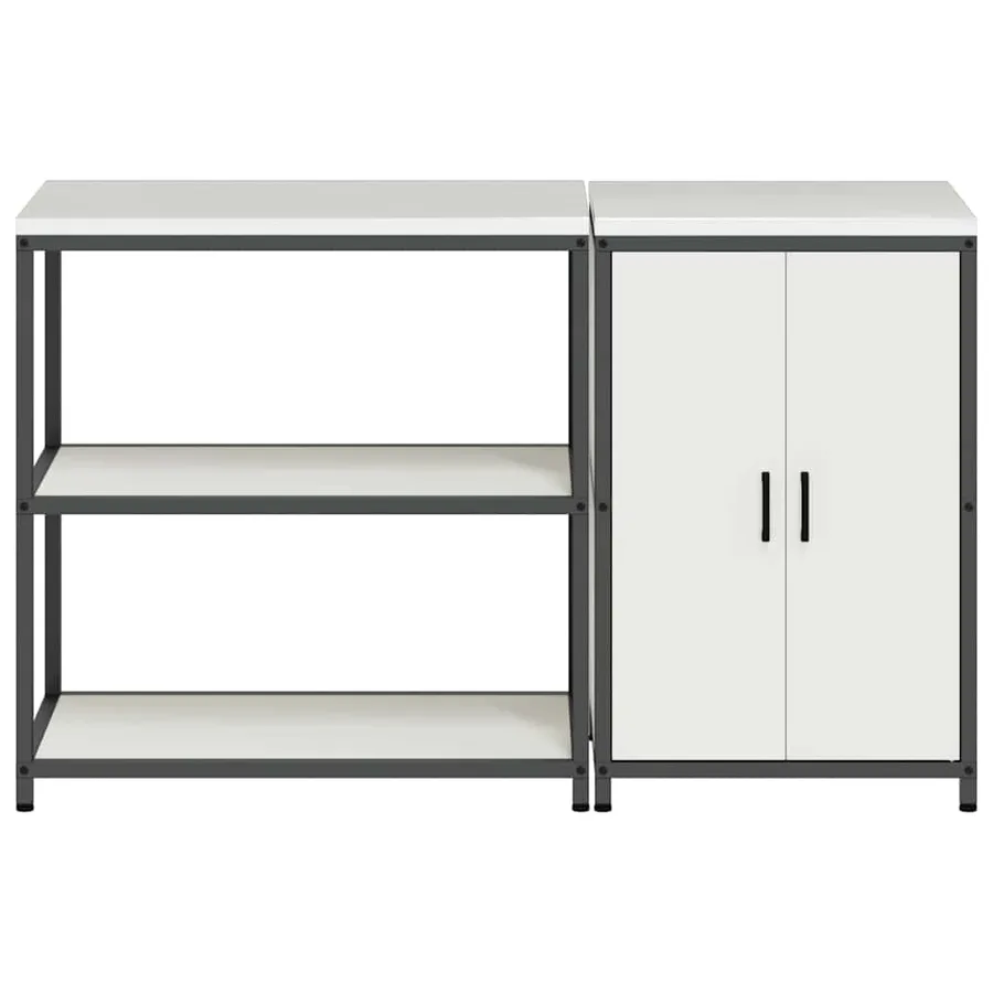 Ensemble de rangement cuisine HATTEM 2 pcs Blanc - 9