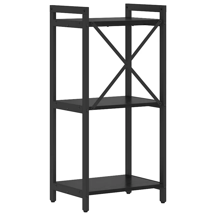 Étagère Chêne noir 40 x 30 x 85 cm Bois d'ingénierie - 7