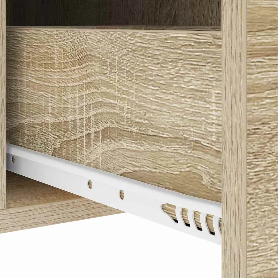 Cabinet de chevet avec tiroir Chêne Sonoma 30 x 48 x 61 cm - 8