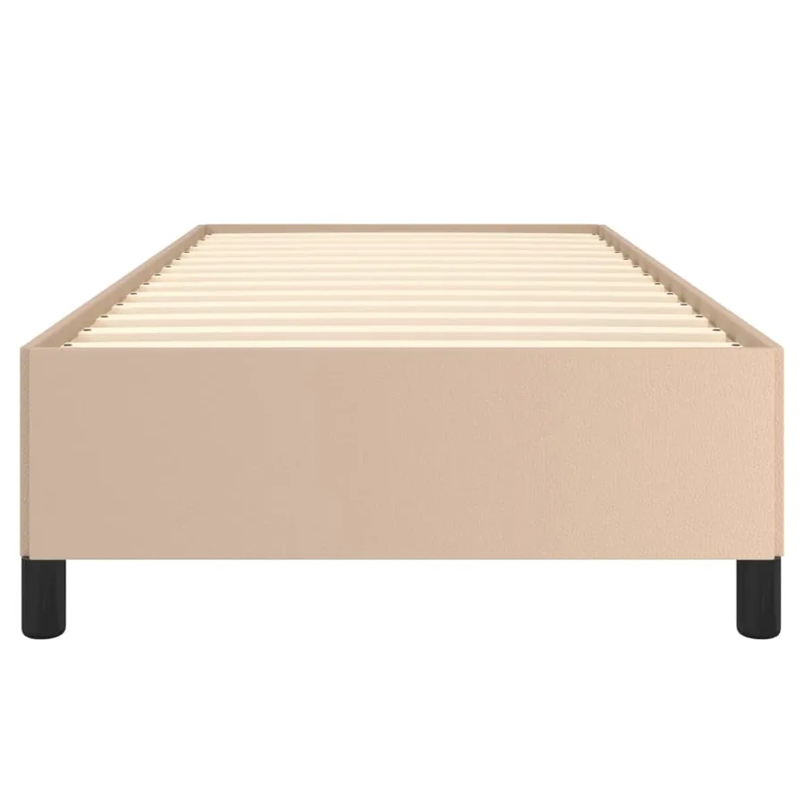 Cadre de lit sans matelas cappuccino 80x200 cm similicuir - 5
