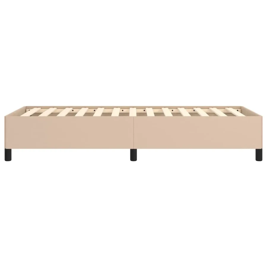 Cadre de lit sans matelas cappuccino 80x200 cm similicuir - 6