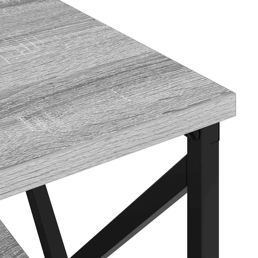 Cabinet de chevet 2 pcs Gris Sonoma 41,5 x 40,5 x 55 cm - 11