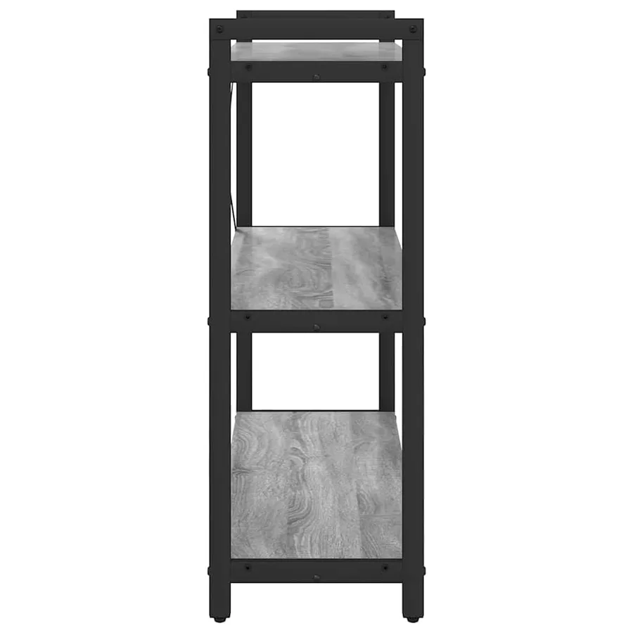 Étagère Sonoma gris 80 x 30 x 85 cm Bois d'ingénierie - 6