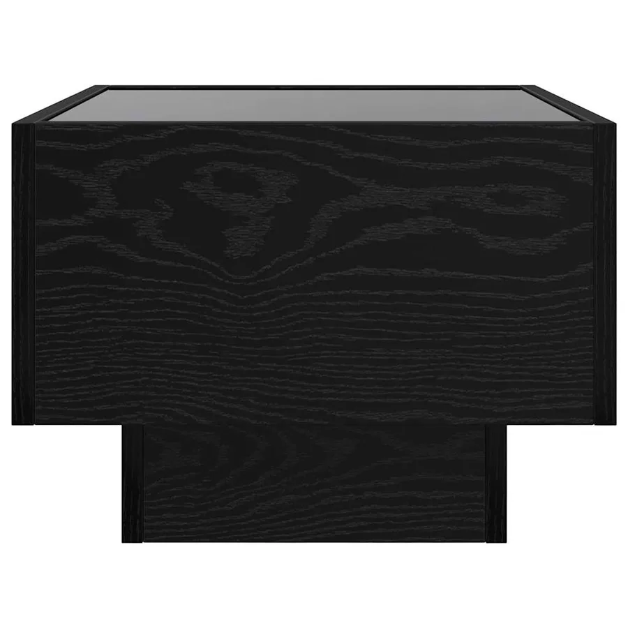 Table basse Chêne noir 40 x 40 x 30 cm Bois d'ingénierie - 9