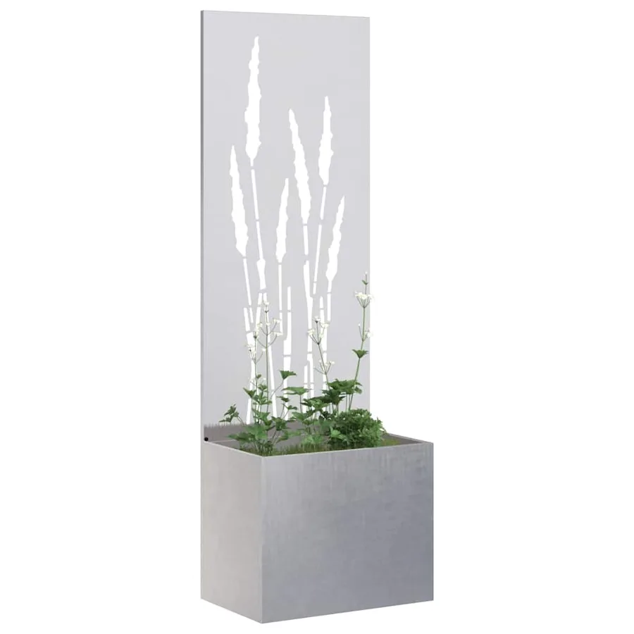 Écran de confidentialité de jardin Fretwork Argent 50 x 150 cm - 3