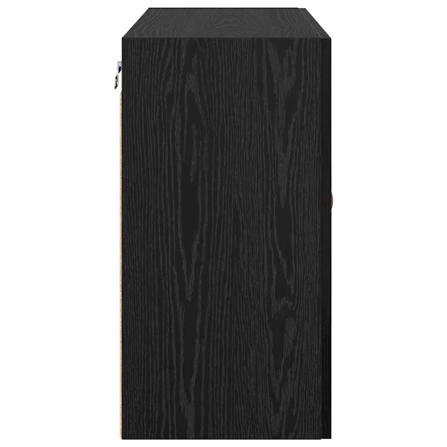 Meuble mural Chêne noir 60 x 31 x 60 cm Bois d'ingénierie - 7