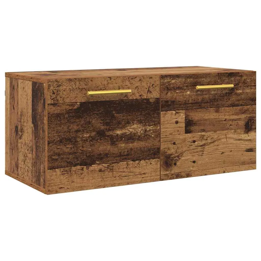 Meuble mural Bois ancien 80 x 36.5 x 35 cm Bois d'ingénierie - 2