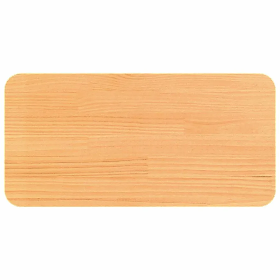 Table basse Brun cire 80 x 39,5 x 33,5 cm Bois massif en pin - 9