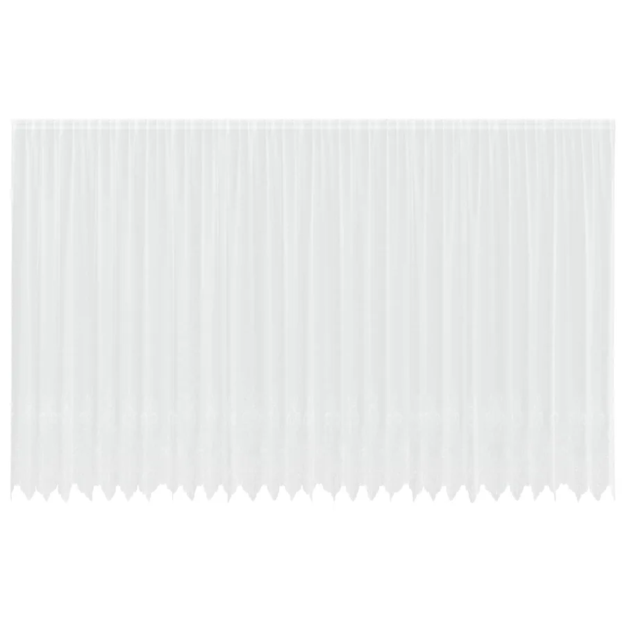 Rideau en Dentelle avec des rideaux Blanc 260x750cm Polyester - 2
