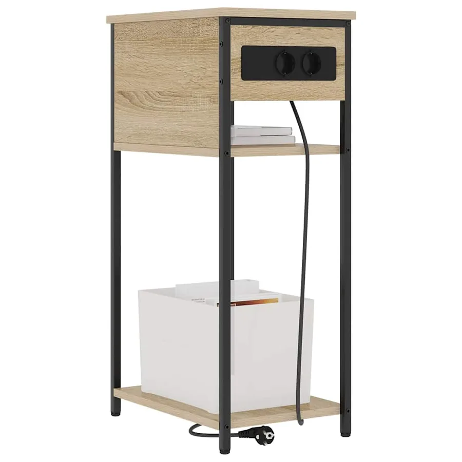 Cabinet de chevet Chêne Sonoma 41 x 28 x 76 cm - 3