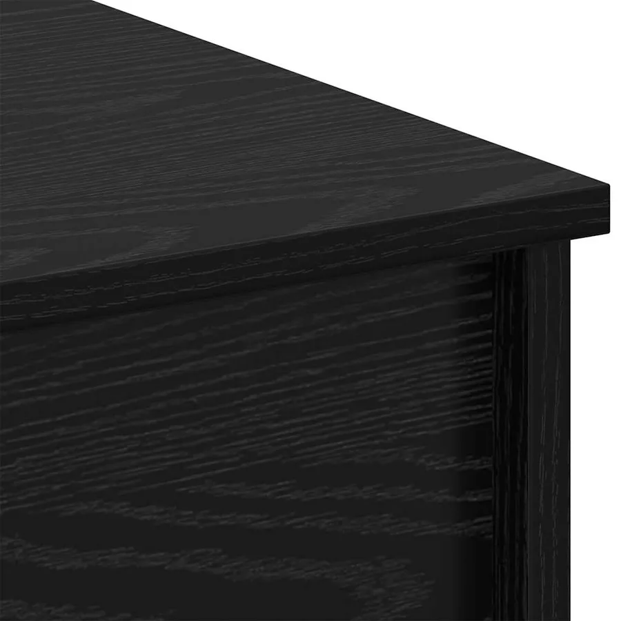 Table basse Chêne noir 80 x 50,5 x 41,5 cm Bois d'ingénierie - 9
