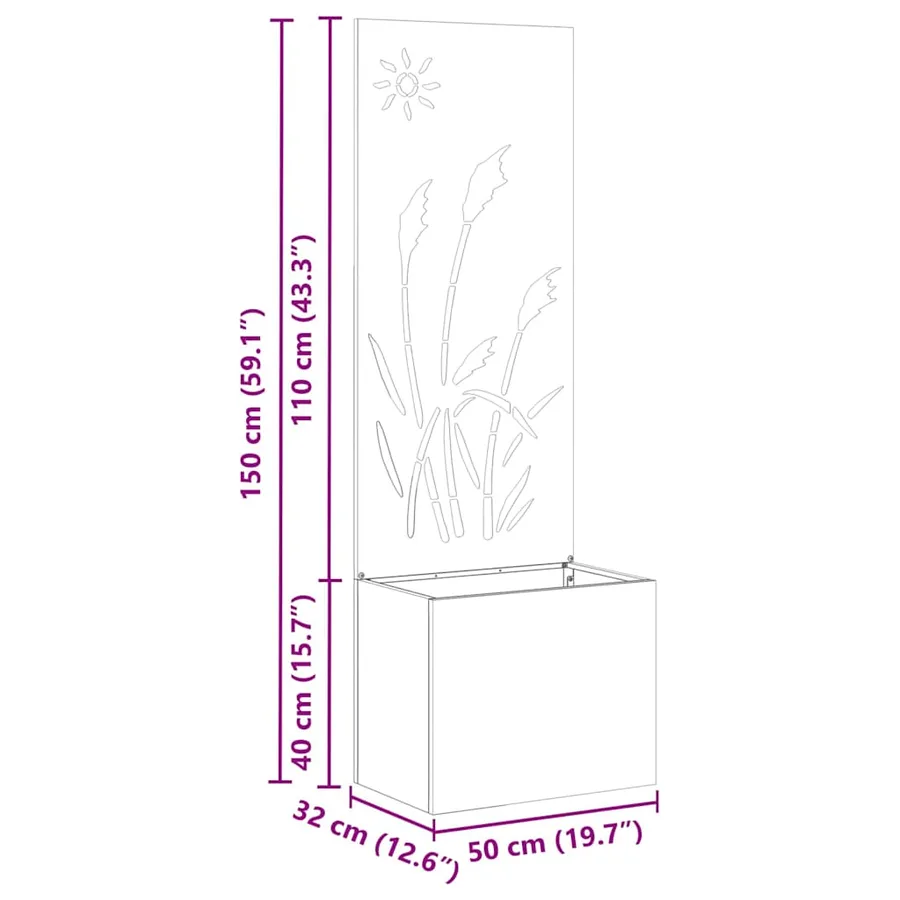 Écran de confidentialité de jardin Vert olive 50 x 140 cm - 11