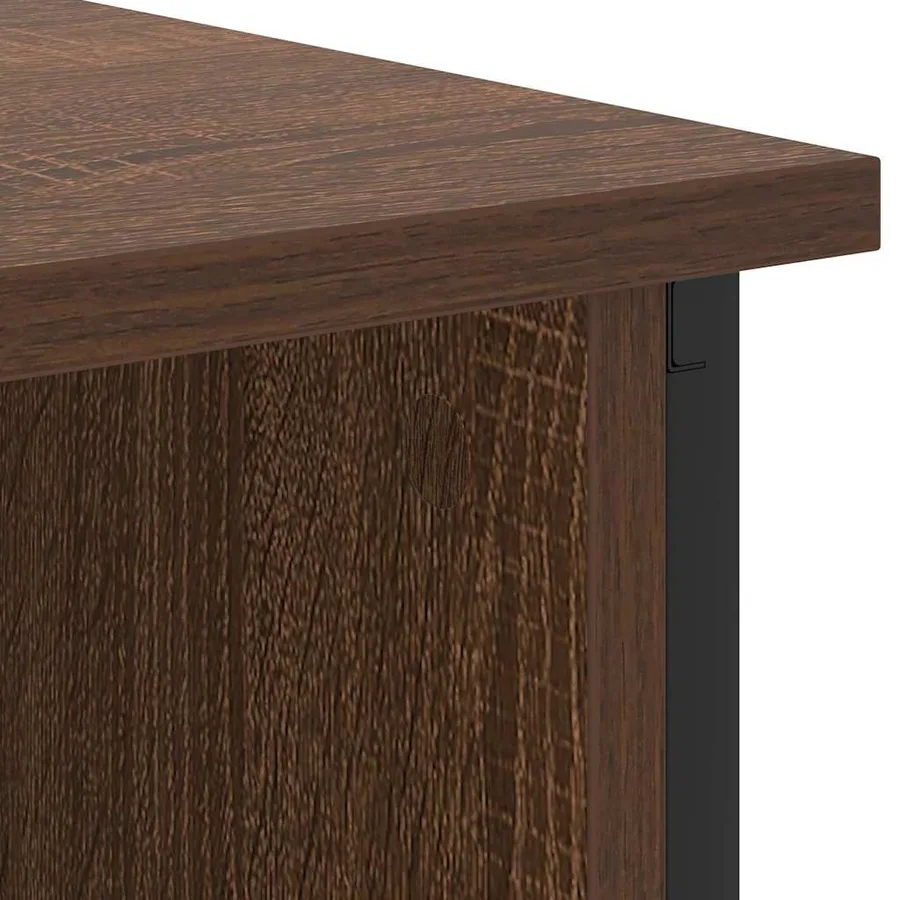 Cabinet de chevet 2 pcs Chêne brun 38 x 31 x 61 cm - 10