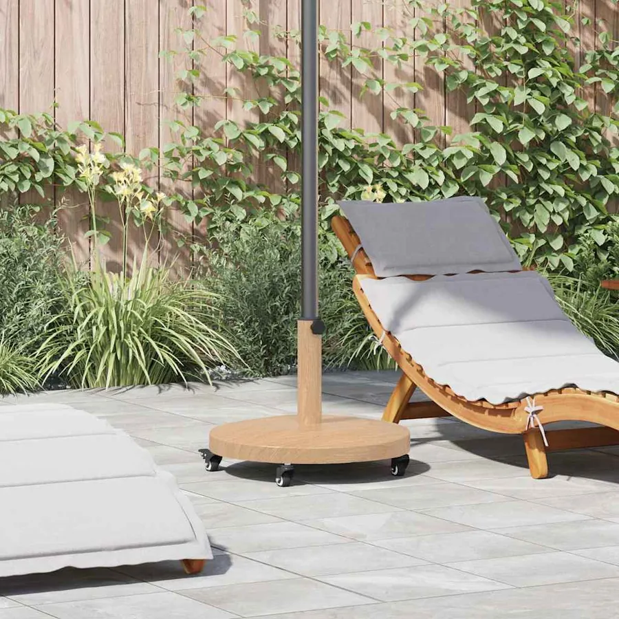 Pied de parasol Bois Clair 48 x 48 x 32 cm