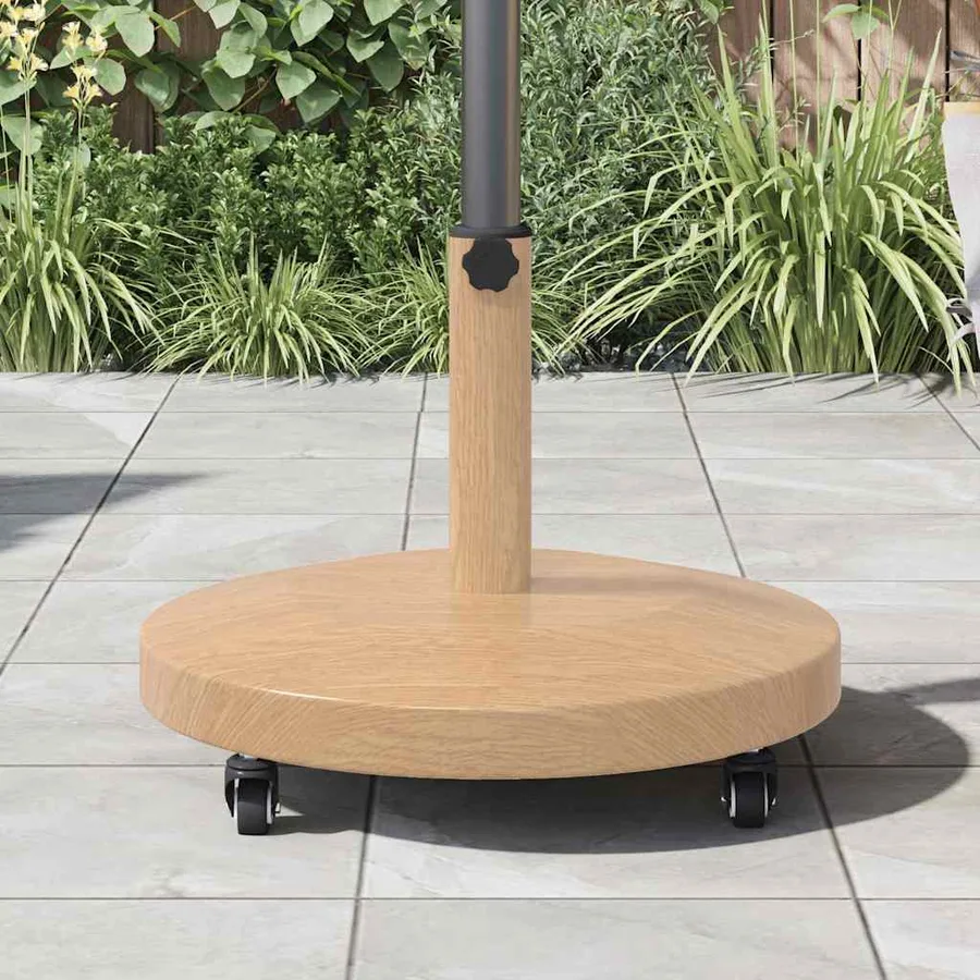 Pied de parasol Bois Clair 48 x 48 x 32 cm - 4