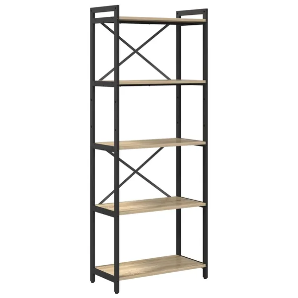 Étagère Chêne Sonoma 60 x 30 x 155 cm Bois d'ingénierie