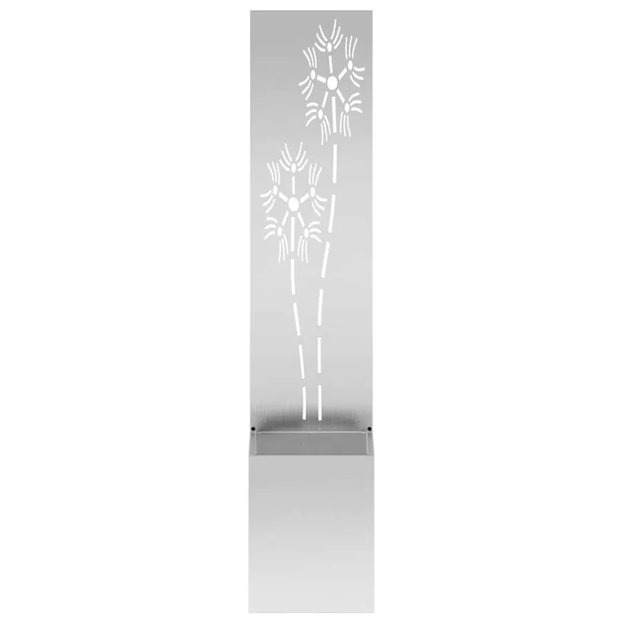 Écran de confidentialité de jardin Floral Argenté 32 x 150 cm - 5