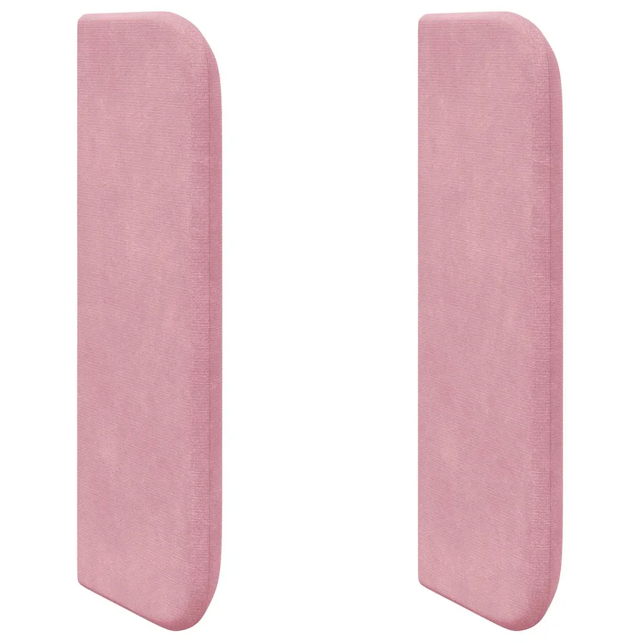 Oreille de tête de lit Rose 40,5 x 40,5 x 4 cm Velours - 2