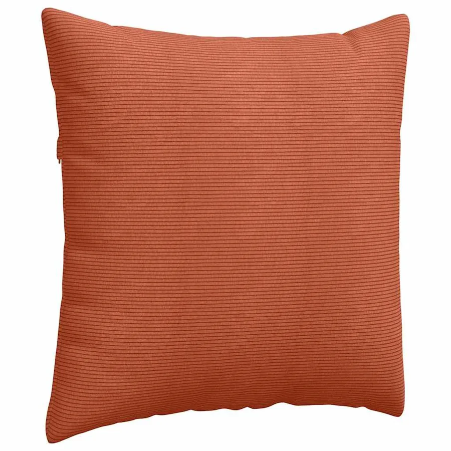 Coussins de canapé 2 pcs Rouge orange 60 x 60 cm - 5
