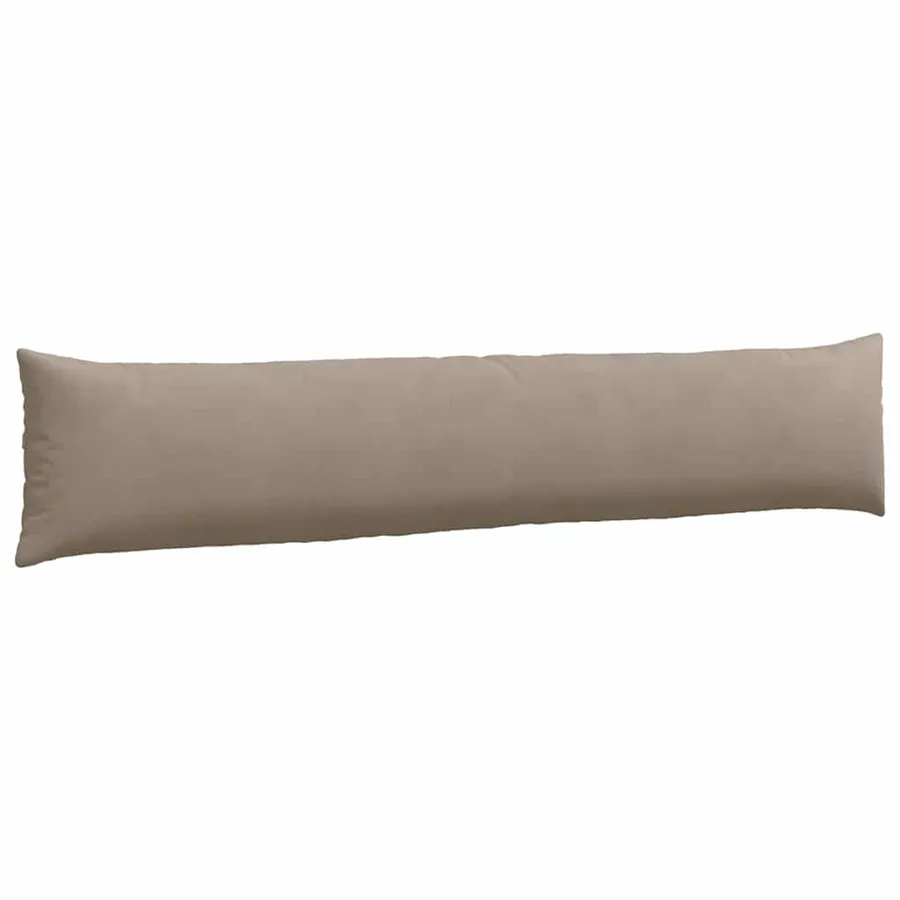 Coussins de canapé 2 pcs Taupe 200 x 40 cm tissu - 5
