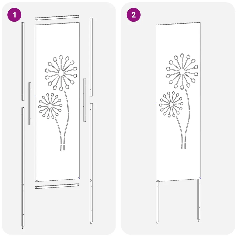 Écran de confidentialité de jardin Anthracite 32 x 140 cm - 8