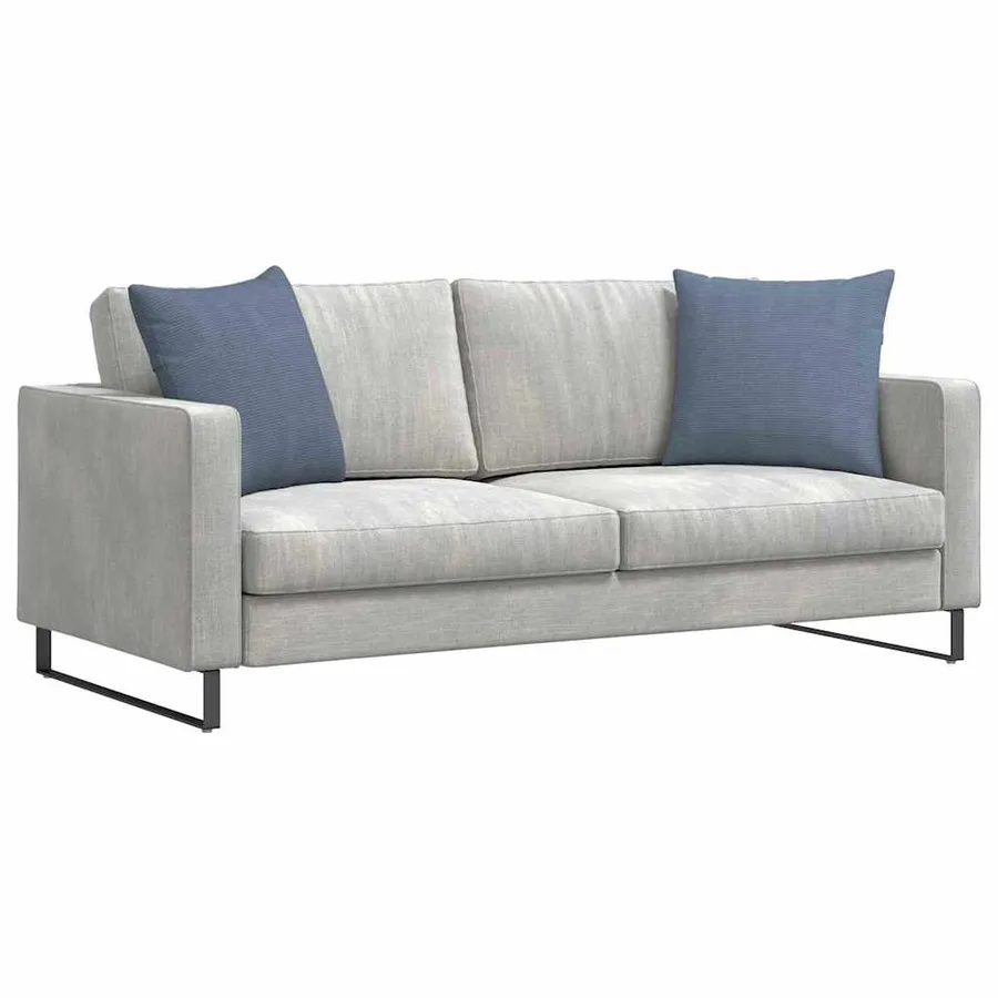 Coussins de canapé 2 pcs Bleu 50 x 50 cm - 3