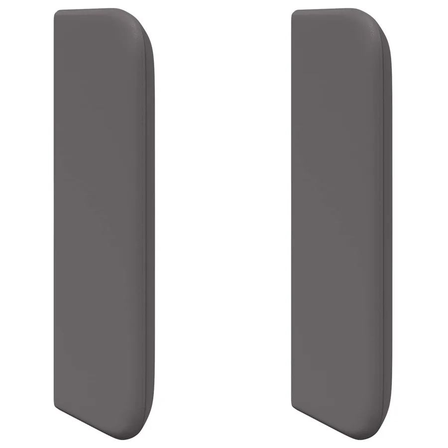 Oreille de tête de lit 2 pcs Gris 40 x 16 x 5 cm - 2