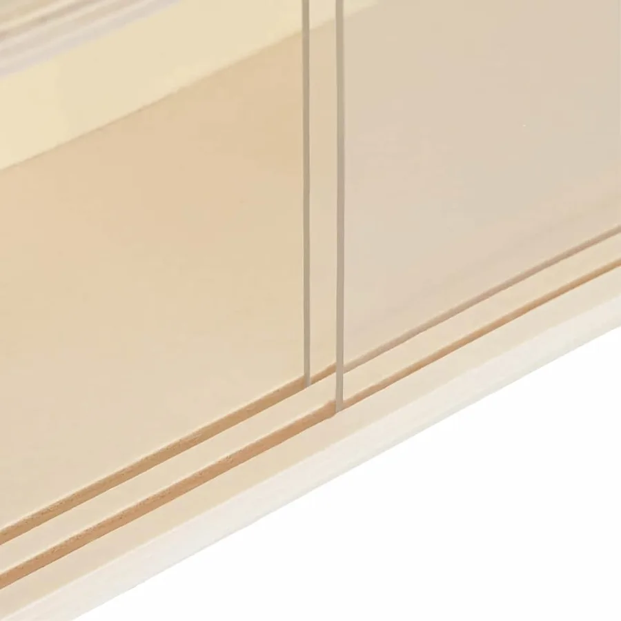 Vitrine Murale avec étagère Beige 80 x 8,5 x 54 cm Contreplaqué - 9