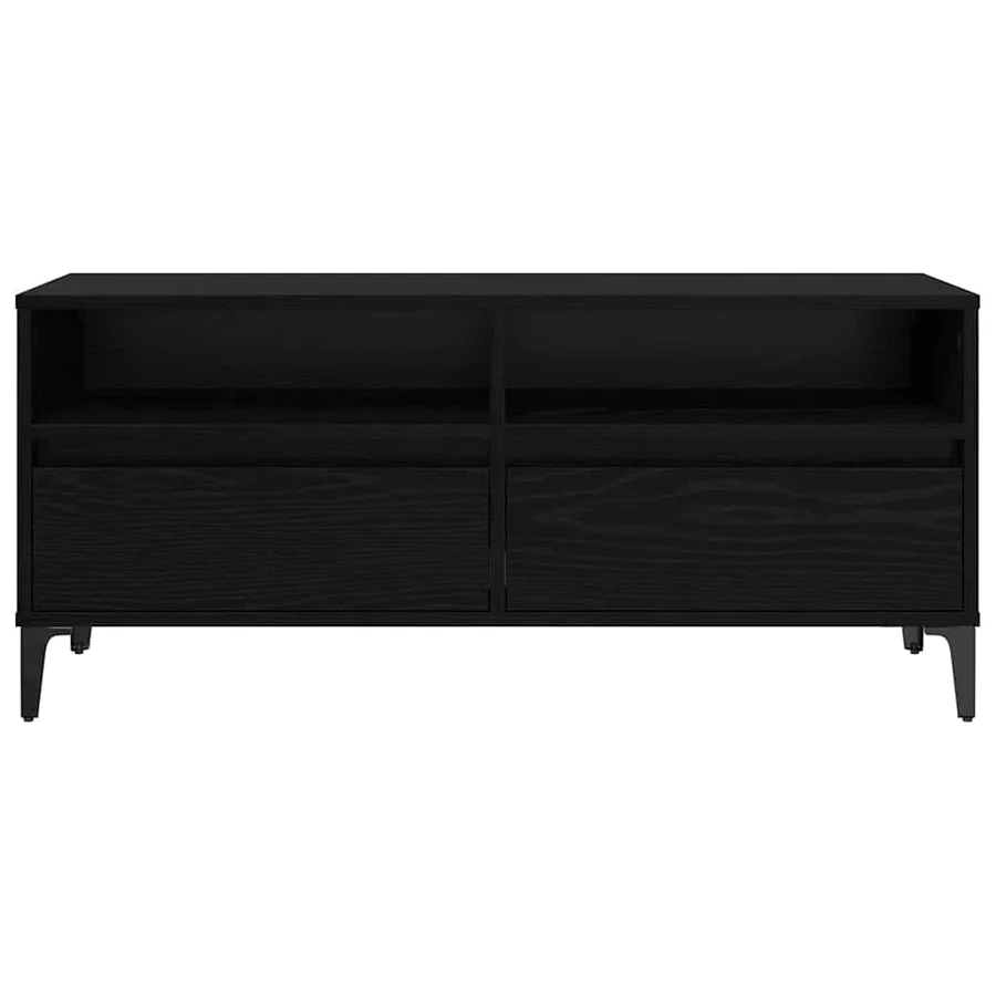 Meuble TV avec tiroir Chêne noir 100 x 34,5 x 44,5 cm - 6