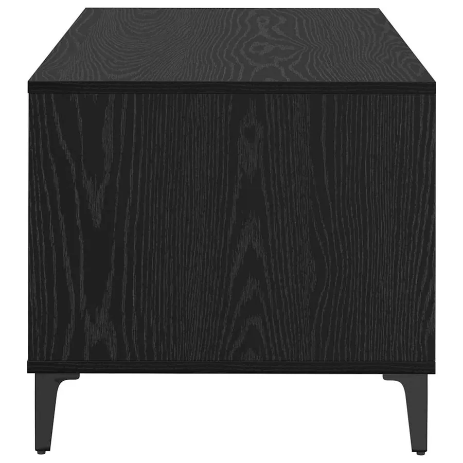 Table basse Chêne noir 90 x 49 x 45 cm Bois d'ingénierie - 7