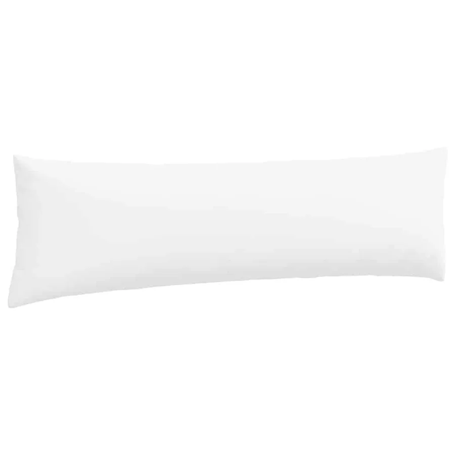 Coussins de canapé 2 pcs Blanc 145 x 40 cm tissu - 5