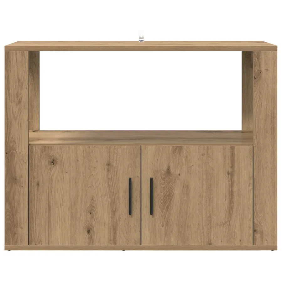 Buffet chêne artisanal 80 x 30 x 60 cm Bois d'ingénierie - 6