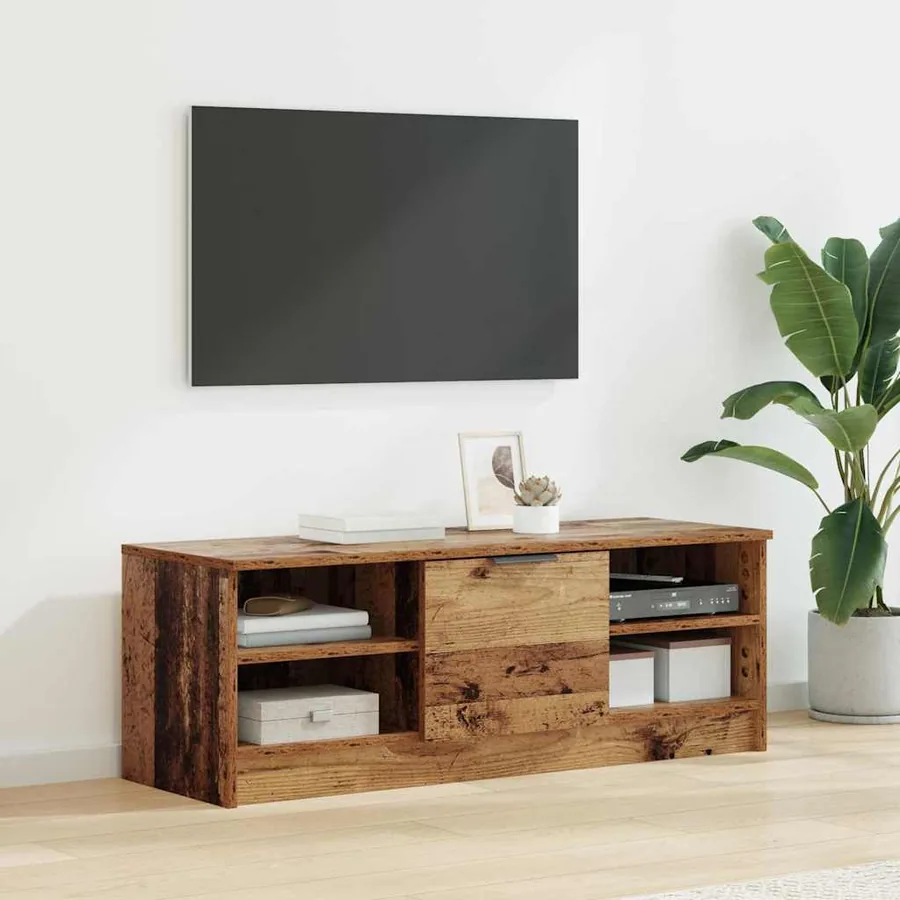 Meuble TV Bois Ancien 102 x 35 x 36,5 cm Bois d'ingénierie