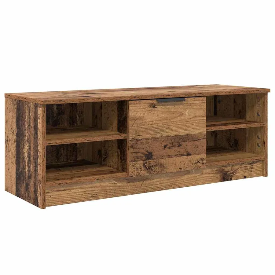 Meuble TV Bois Ancien 102 x 35 x 36,5 cm Bois d'ingénierie - 2