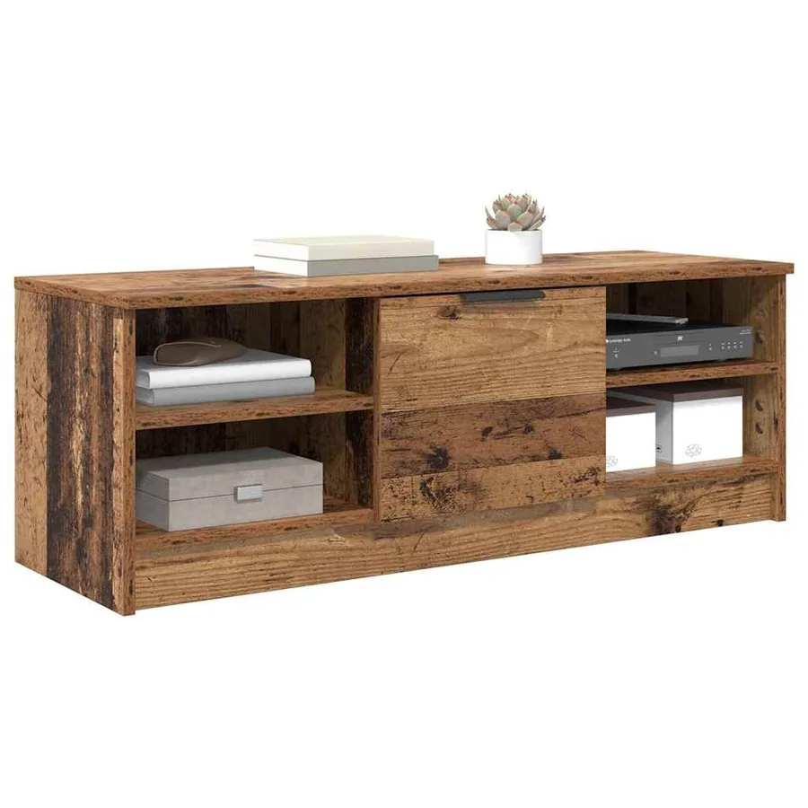 Meuble TV Bois Ancien 102 x 35 x 36,5 cm Bois d'ingénierie - 3